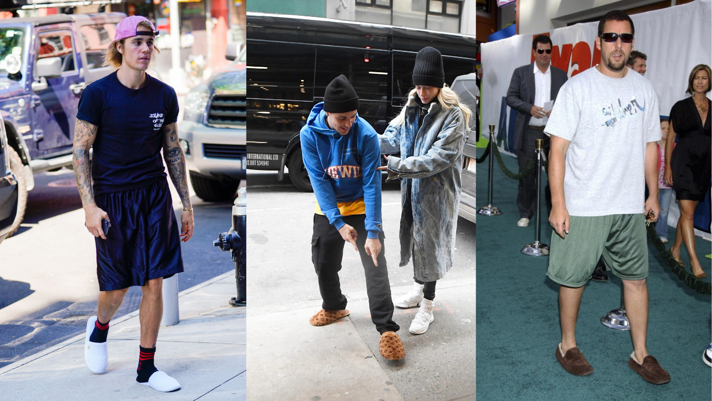 Justin Bieber Was Spotted Wearing Hotel Bath Slippers
